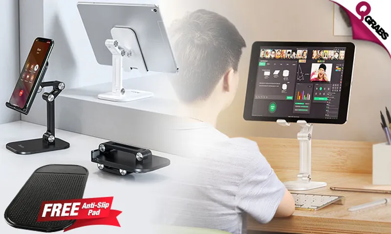 HOCO Desktop Stand + FREE Non-Slip Dash Pad!